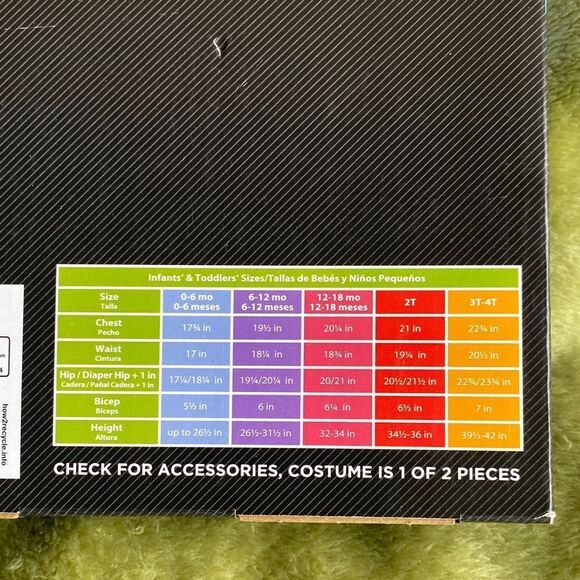 Giggly Ghost Infant Costume - White and Black 0-6 months - Picture 2 of 3